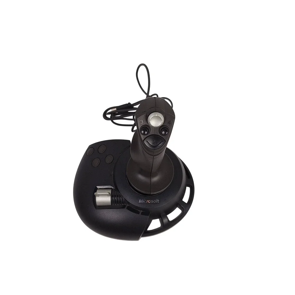 Microsoft Sidewinder Precision‎ 2 Joystick USB Flight Controller PC Gaming Black